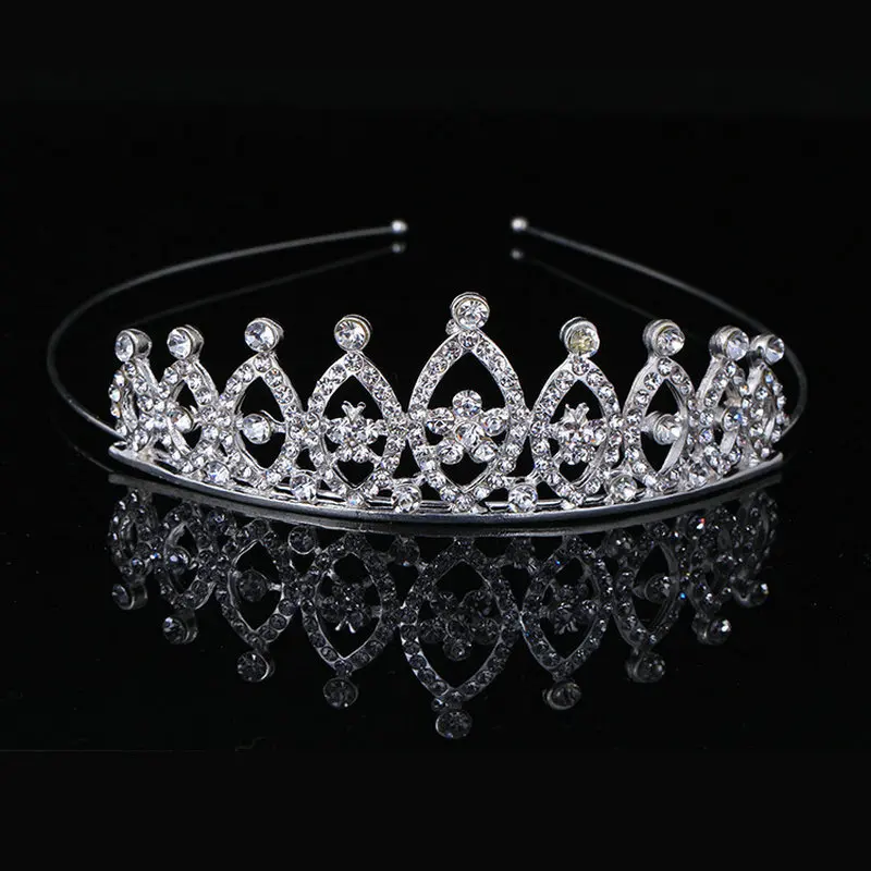 

17 Style Bridal Wedding Hair Accessories Rhinestone Crown Headband Shiny Crystal Tiara Wedding Crown Girls Tiaras Hairbands