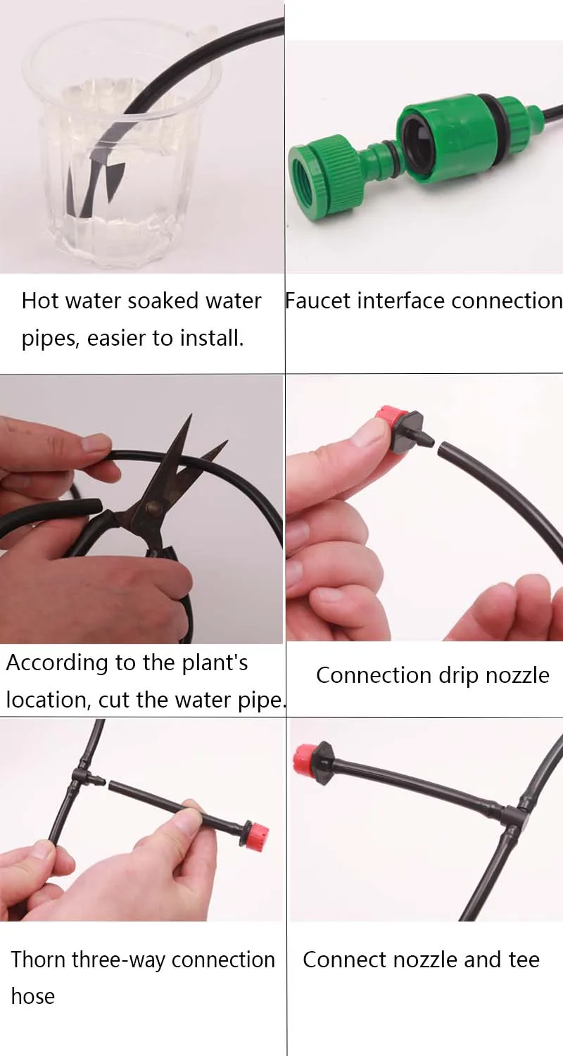 Sistema de Irrigação Por Gotejamento Planta Auto