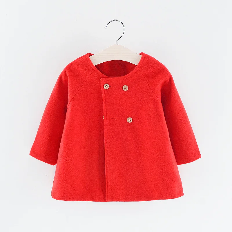 Коллекция года, Новое поступление, весенний плащ, детское шерстяное пальто осенняя одежда для маленьких девочек пальто в Корейском стиле, пальто для девочек, куртки