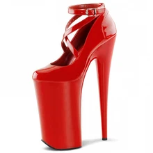 2017 New Design Women Sexy Stiletto Pumps Fashion Wedding Shoes 20cm Super High Heel Single Shoes