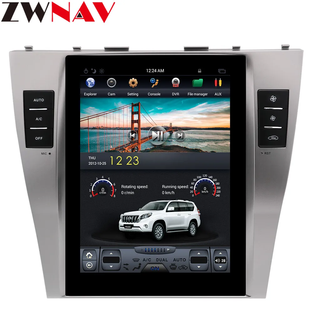Android 7,1 Tesla экран стерео для Toyota Camry 2007-2011 авто радио gps навигация мультимедиа головное устройство