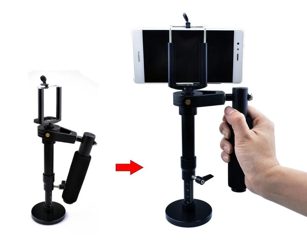 Ручной S30 стабилизатор для камеры телефона GoPro Hero 6 5 4 3 2 1 штатив стедикам Iphone 7 Plus
