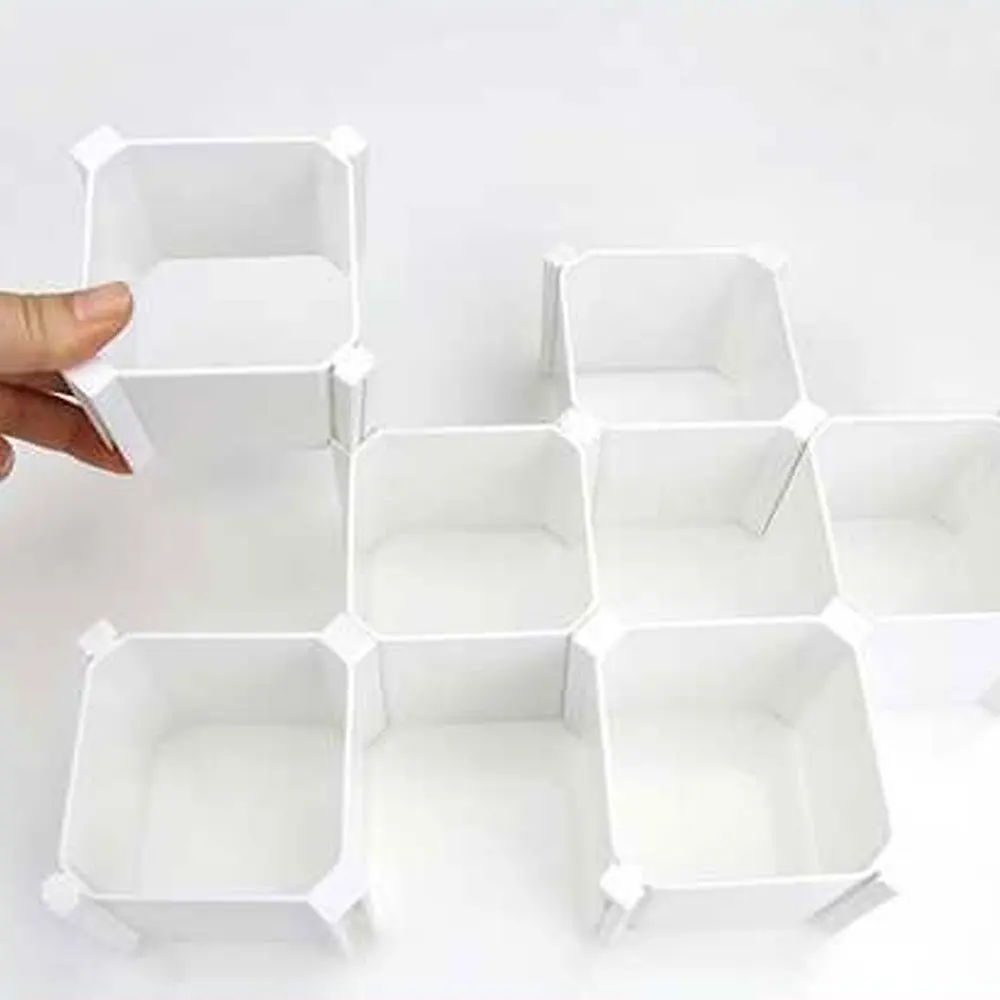 

Separators Clapboard Drawer Divider Partition Storage Organiser Wardrobe Set plastic