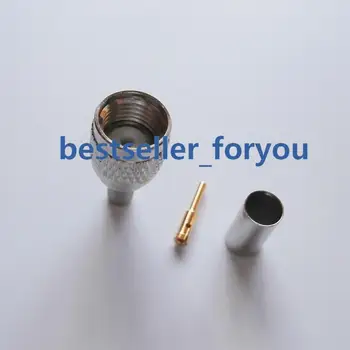 

Mini-UHF Male Crimps Connector For RG58/U RG142 LMR195 Cable Motorola Antenna