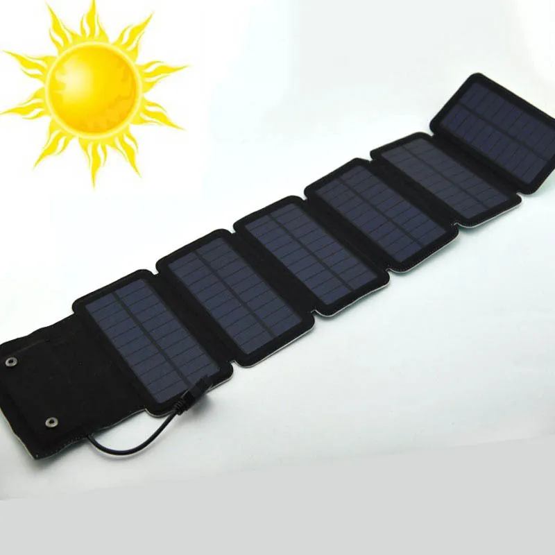 

9W USB Solar Power Bank Portable Solar Panel Charger External Battery For Mobile Phone Tablets Charger For iPhone Xiaomi Samsung