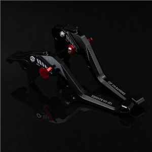 3D Ромб полый дизайн патент для Yamaha YZF 350 YZF350 Banshee 2002-2008 2007 2006 ЧПУ красный мотоцикл тормозные рычаги сцепления - Цвет: Black