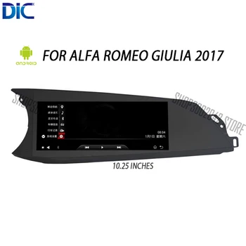 

DLC Android multifunction system navigation player GPS 10.25 inches eight core system IPS mirror link For Alfa Romeo Giulia 2017