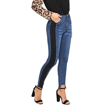 

NEW Women Jeans High Waist Hole Jeans Fashion Jeans Slim Skinny Sexy Casual Jeans Plus Size Women Skinny