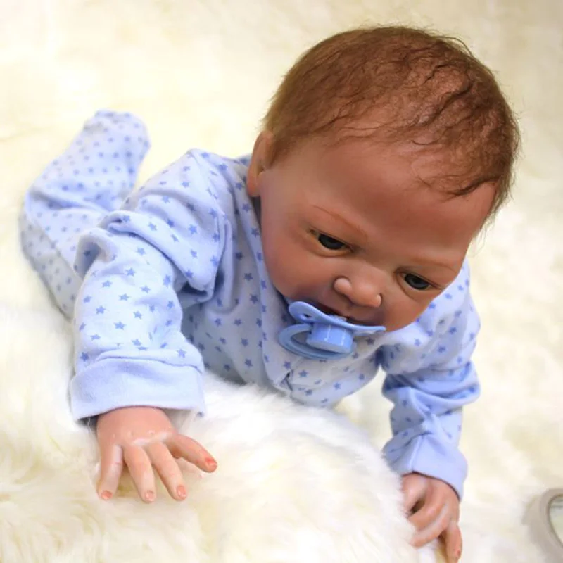 

NPK 20Inch Silicone Vinyl Lifelike Reborn Doll Newborn Gifts Playmate Toys FJ88