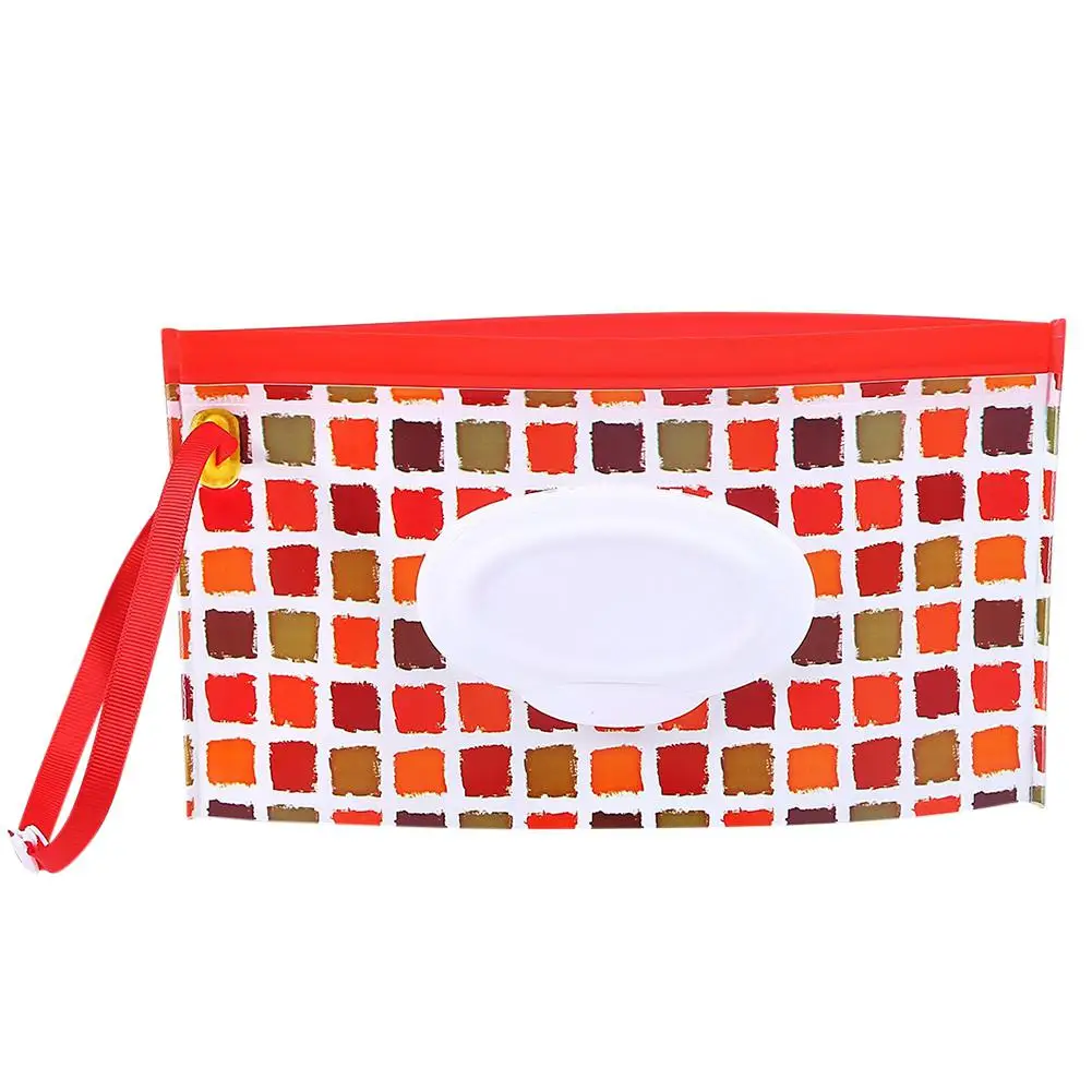 

Portable Baby Wet Wipes Cartoon Print Bag Reusable Wet Wipes Cover Container For Wet Wipes Baby Skin Care Travel Wipes Bag