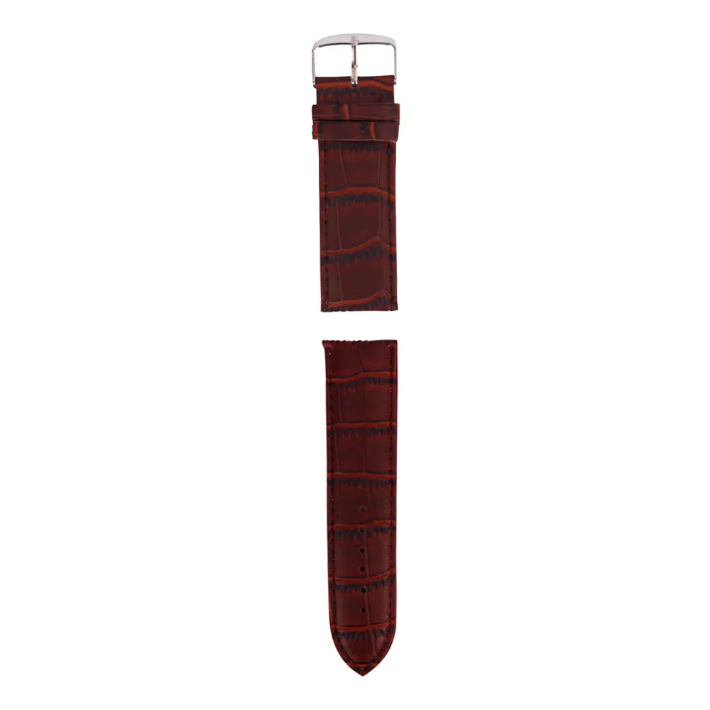 Хорошая 14 мм Высокое качество мягкий Sweatband кожаный ремешок стальная пряжка наручные часы Группа Aug 16
