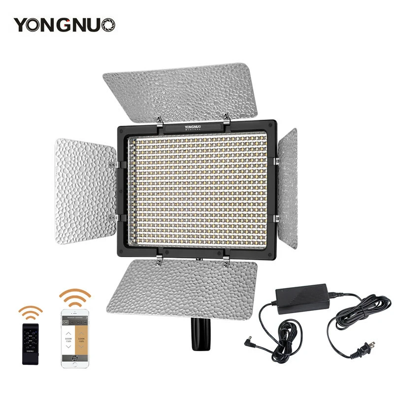 bilder für Yongnuo yn600 ii yn600l ii 5500 karat led-videoleuchte + falcon augen AC Adapter Set Unterstützung Fernbedienung per Telefon App für Interview bilder für Yongnuo yn600 ii yn600l ii 5500 karat led-videoleuchte + falcon augen AC Adapter Set Unterstützung Fernbedienung per Telefon App für Interview