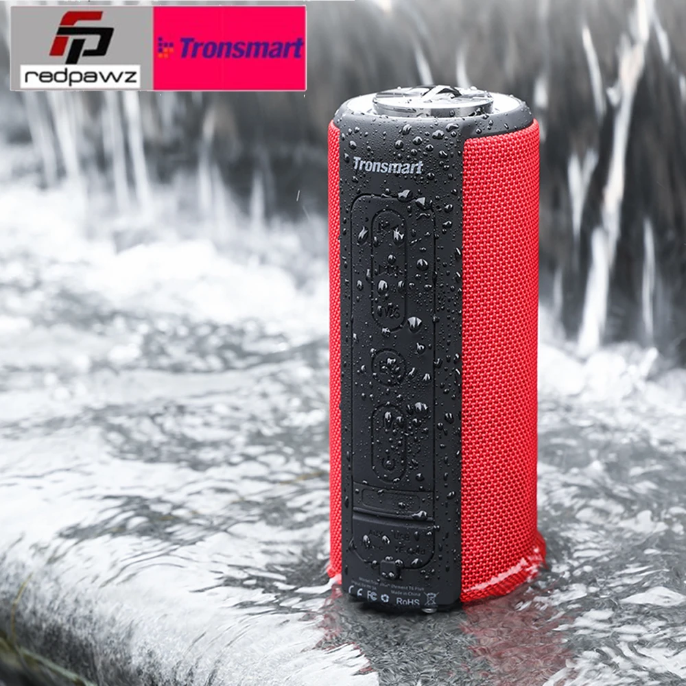  Tronsmart T6 Plus Bluetooth Speaker 40W Portable Speaker Deep Bass Soundbar with IPX6 Waterproof Po