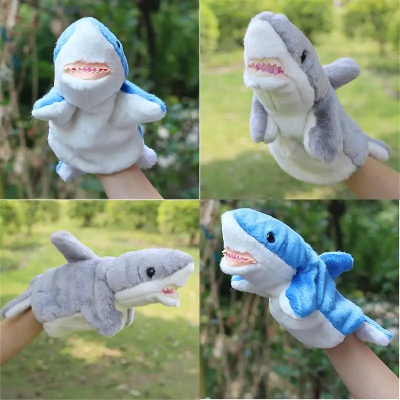 plush shark puppet