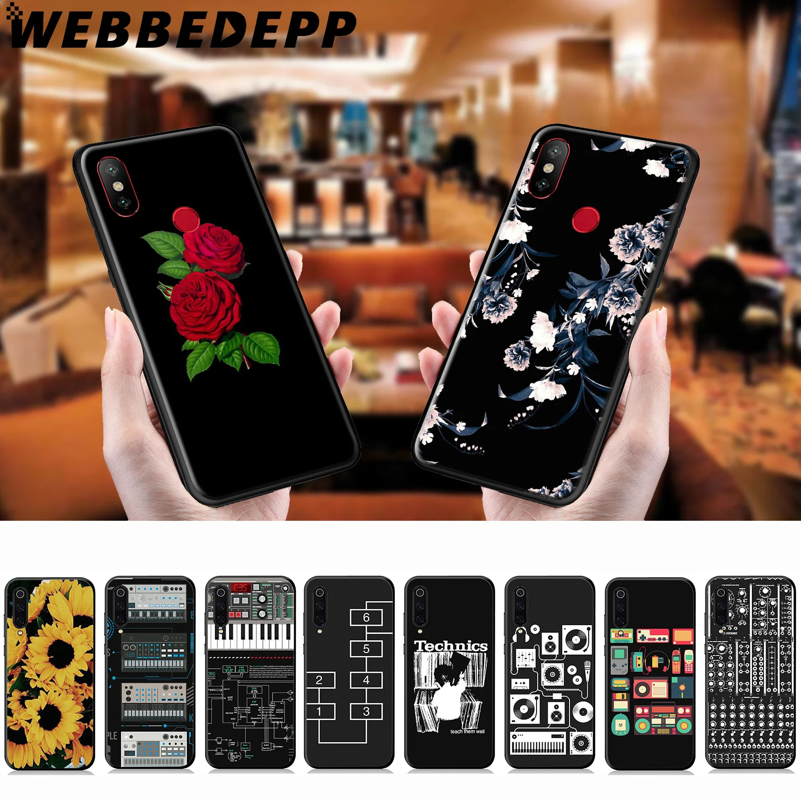 WEBBEDEPP DJ музыкальный фонограф мягкий чехол для Xiaomi Mi 9T 9 8 SE 6 A1 A2 A3 Lite MiA1 MiA2 MiA3 F1 MAX 3 Mi8