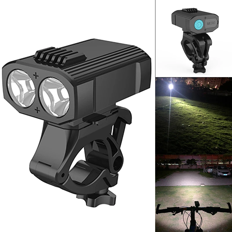 Online Y16 400LM 2 XPE LED Fahrrad Reiten Licht LED Taschenlampe USB Aufladbare mit 360 Grad Rotation Halterung und 5 Modi für Bike