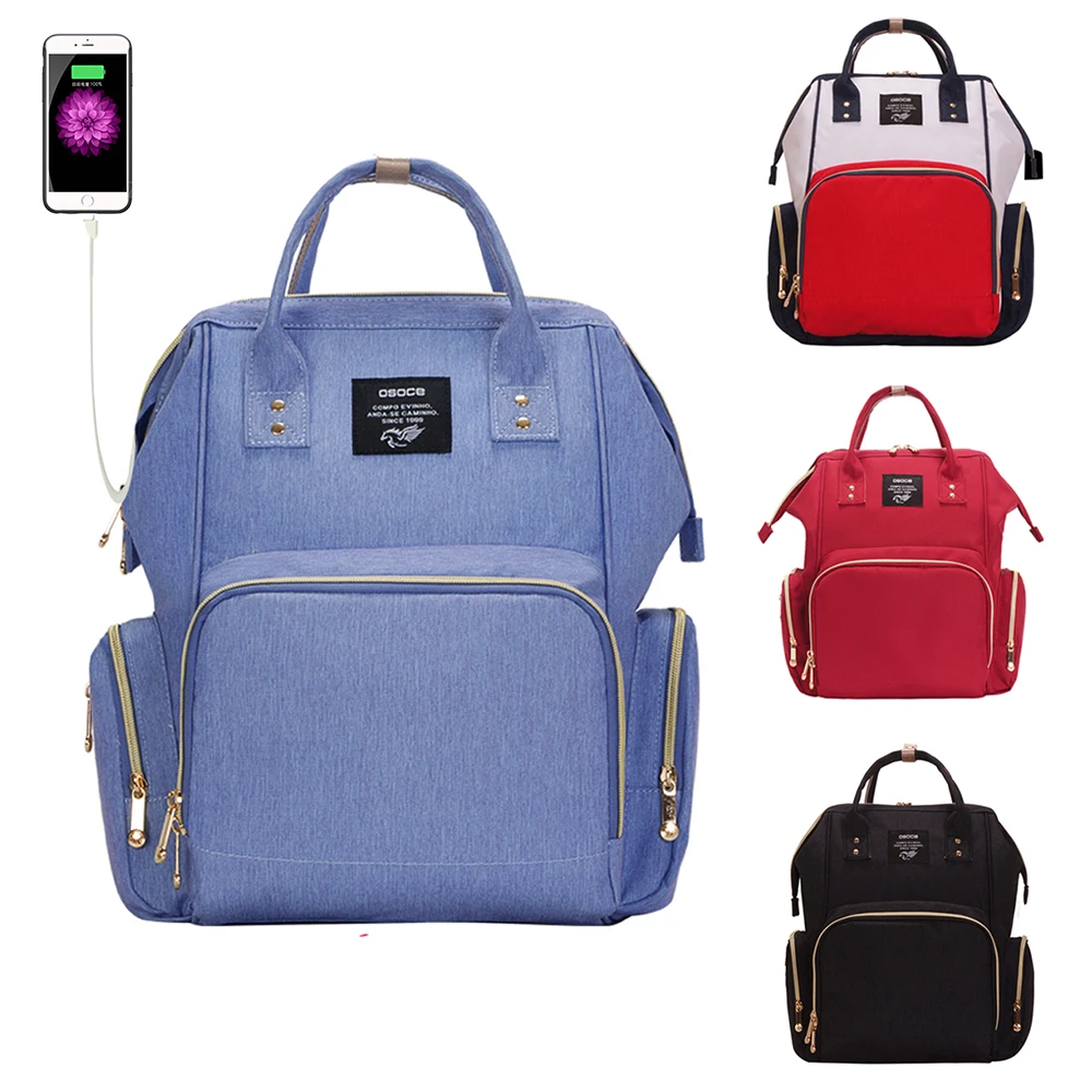 Insular бренд Мумия Материнство многофункциональная сумка для подгузников рюкзак подгузник сумка Desinger сумка для кормления сохраняющая тепло бутылка с USB