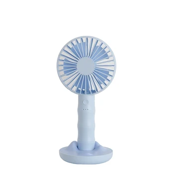 

Mini 2000 mAh Portable Air Cooling USB Fan Handheld Rechargeable Fan Of Mini Hand Fan With Base 3 Speed USB Fan Of Desktop Home