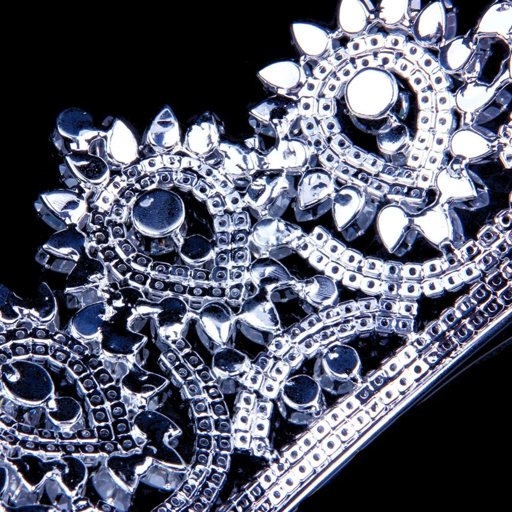 StoneFans очаровательные Роскошные тиары и короны циркония невесты стиль волос ювелирные изделия Свадебные короны для Свадебные Вечерние