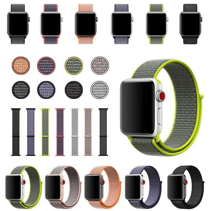 nylon loop apple watch band