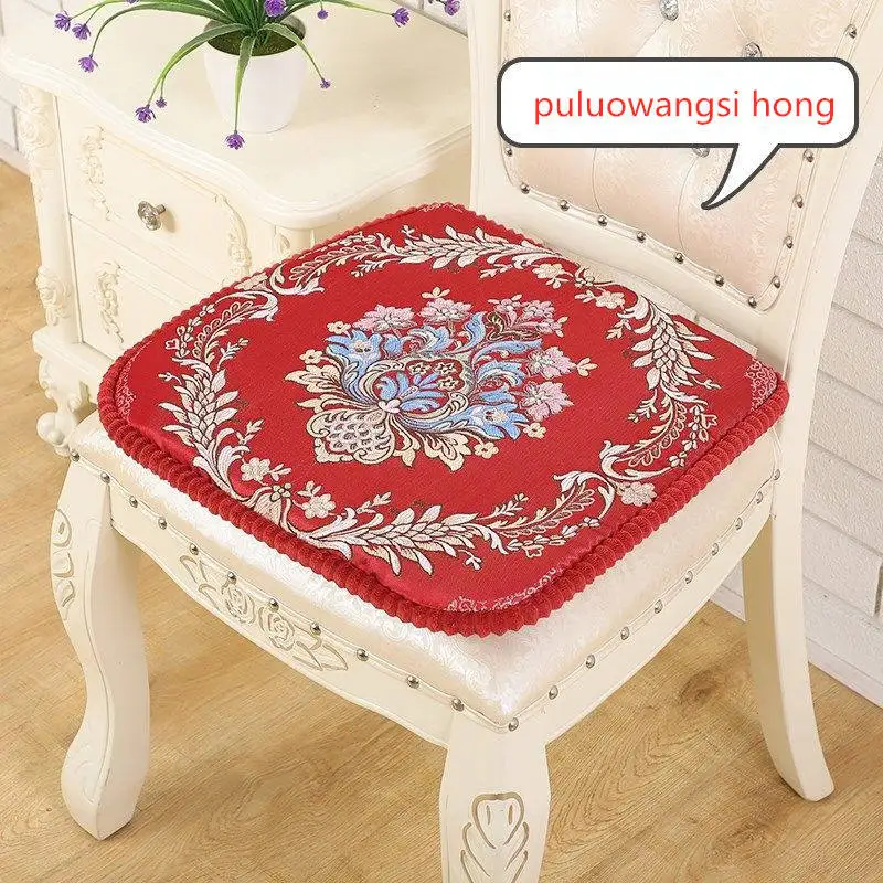 puluowangsi hong Nordic Kitchen Chair Cushion Comfort Seat Mat Adult Child Seat Cushion For Home Office Soft Seat Cushion Anti Slip Chair Pads - Цвет: puluowangsi hong