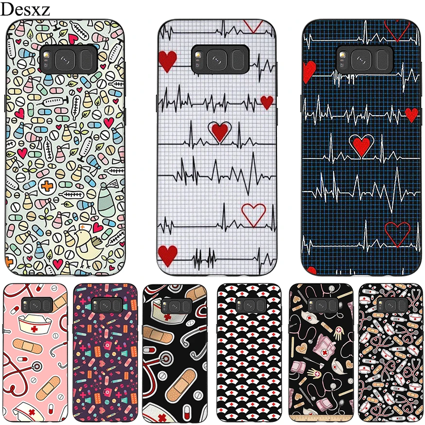 

Desxz TPU Silicone Case Nurse Medical Medicine Health For Samsung GALAXY J6 A3 A5 A30 A10 A40 A50 A70 A7 A8 A9 A6 Plus Cover