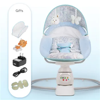 

Baby Rocking Chair Baby Electric Cradle Rocking Chair Deck Chair Pacify Baby's Magic Device Sleep The Newborn Cradle chair