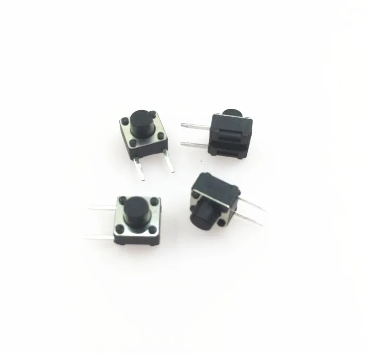 100 шт. 6*6*6 мм SMD Такт светильник сенсорный выключатель 2 pin Боковая кнопка микро