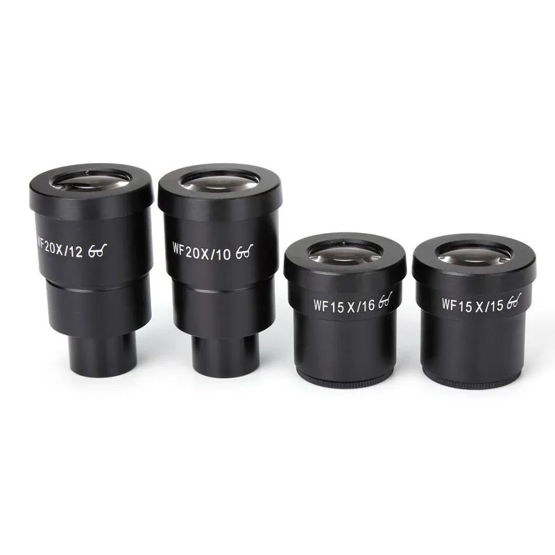 

2PCS WF10X WF15X WF20X Microscope Eyepieces for Stereo Microscope Wide Field High Eyepoint Eyepiece Lens Ocular Accessories