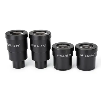 

2PCS WF10X WF15X WF20X Microscope Eyepieces for Stereo Microscope Wide Field High Eyepoint Eyepiece Lens Ocular Accessories