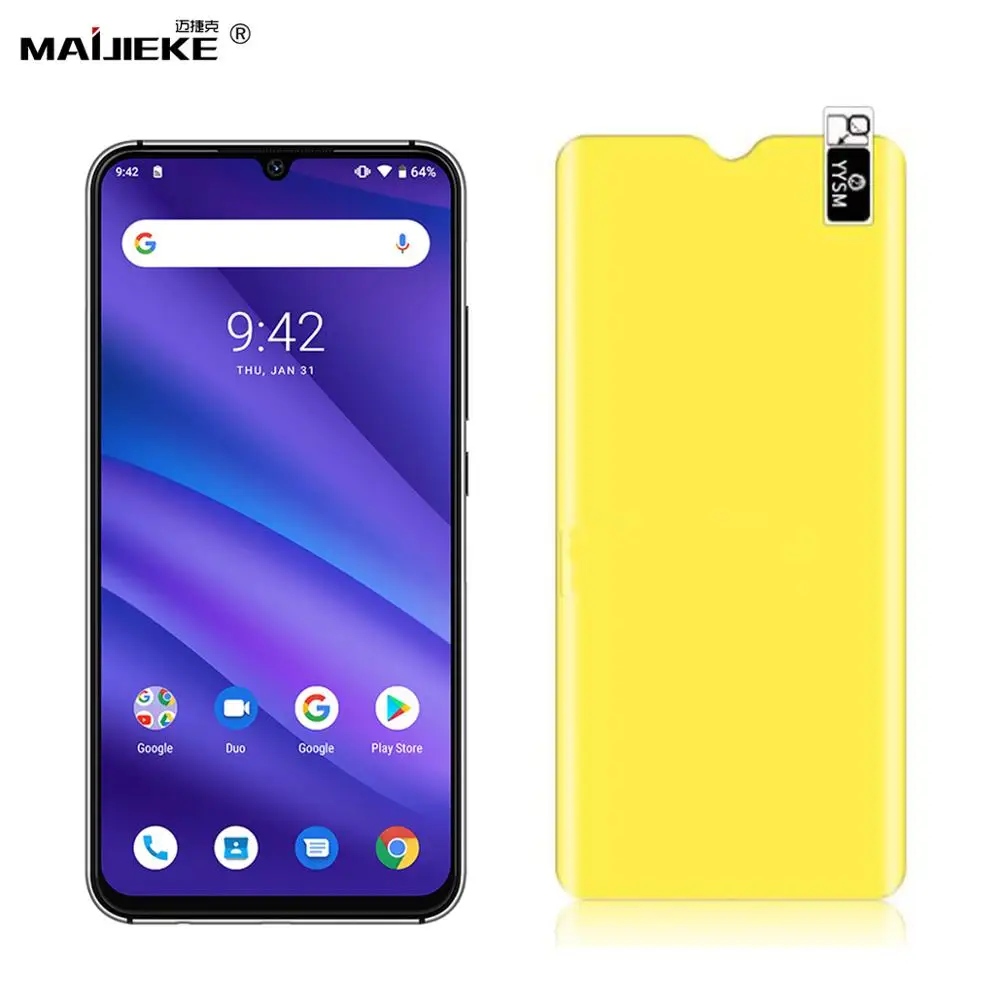 

Soft TPU Nano Screen Protector Film for UMIDIGI A5 Pro S3 Pro F1 Play One max F2 Full Cover Self-healing Front Hydrogel Film