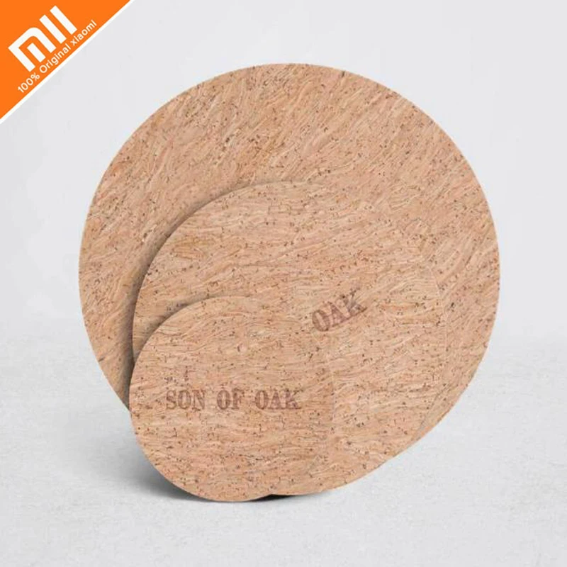 

Original xiaomi mijia oak natural softwood kitchen insulation pad coaster pad 180 degree bendable restaurant pot mat
