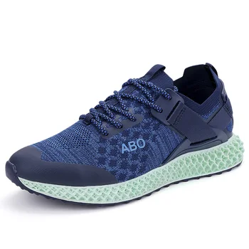 

2019 Hot Sale Four Seasons Running Shoes Men Lace-up Athletic Trainers Zapatillas Sports Shoes Men Outdoor Walking Sneakers 46