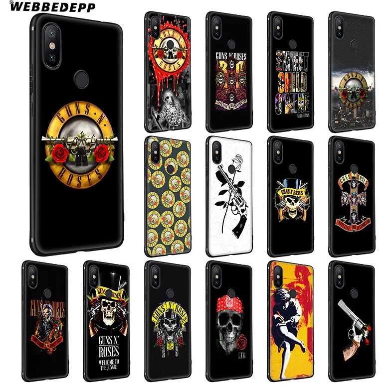 Мягкий силиконовый чехол WEBBEDEPP Guns N Roses для Xiaomi Redmi Note 7 6 6A 5 4 4X 4A S2 Plus Pro Lite