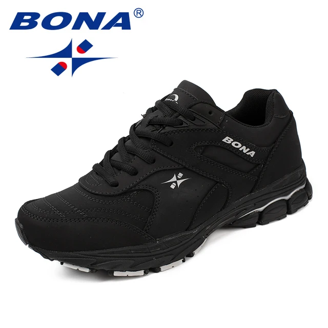 US $25.33 BONA New Classics Style Men Running Shoes Lace Up Men Athletic Shoes Outdoor Jogging Sneakers Comfo