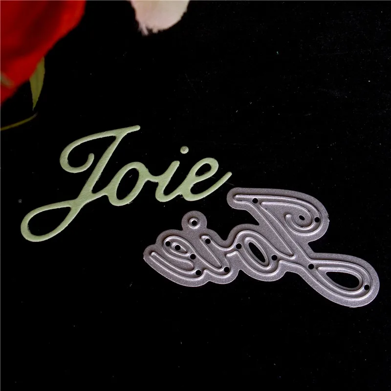 

New French text word Metal cutting dies cut die mold 2019 Scrapbook paper craft knife mould blade punch stencils dies