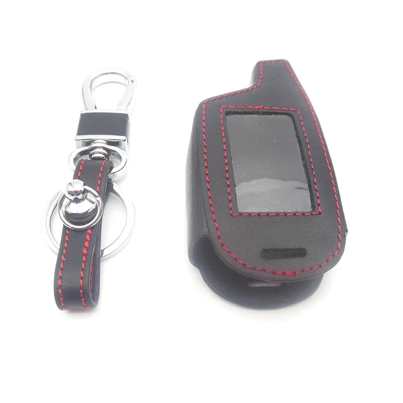 

DXL3000 Leather Case Keychain for PANDORA LCD DXL3000 DXL3100/3170/3300 i-mod Alarm System Remote Control Cover