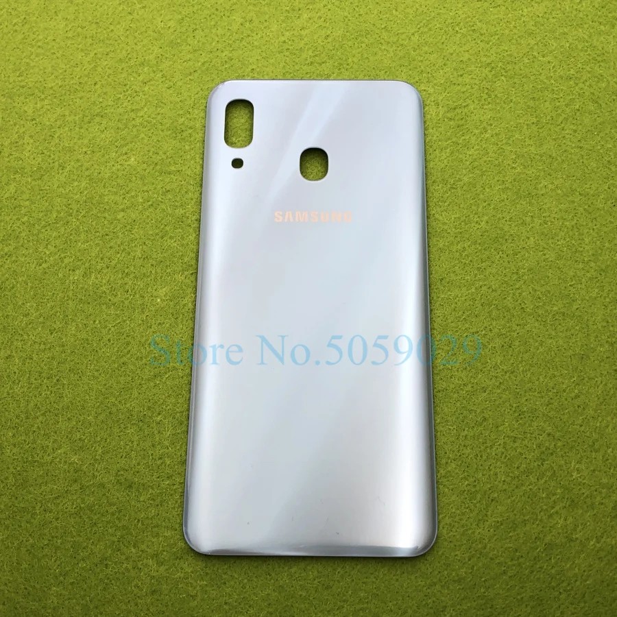 Оригинал для SAMSUNG Galaxy A30 A305 A305F SM Задняя стеклянная крышка батарейного отсека