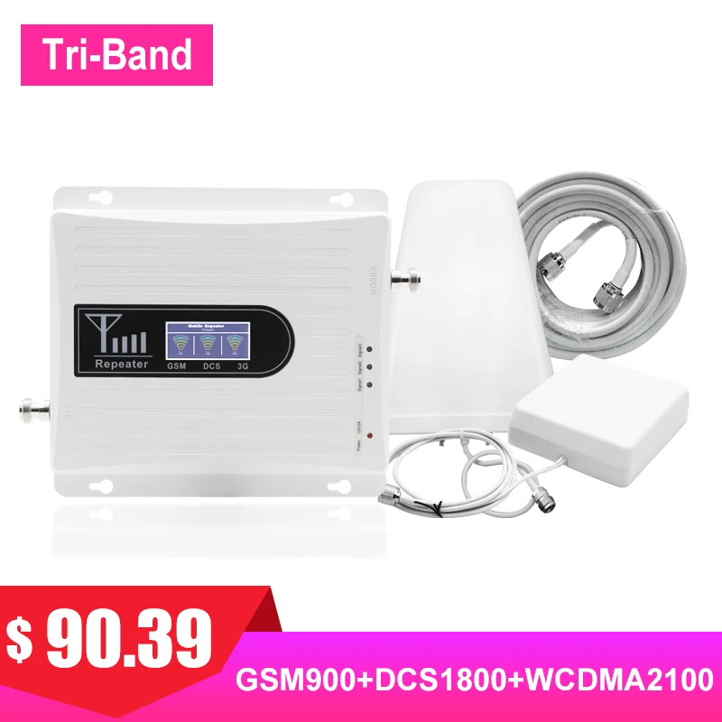 Усилитель сигнала сотовой связи GSM 900 МГц 2G 3G WCDMA 4G LTE UMTS 2100 DCS 1800 усилитель полезной