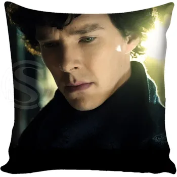 

Custom Pillowcase Cover Sherlock square zipper Pillow Cover Print Your Pictures 20x20cm,35x35cm(one side)