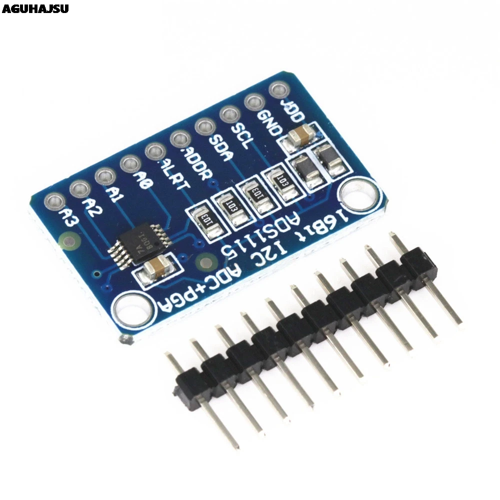Модуль 16 бит I2C ADS1115 4-канальный ADC с усилителем Pro для Arduino RPi 1 шт. | Электронные