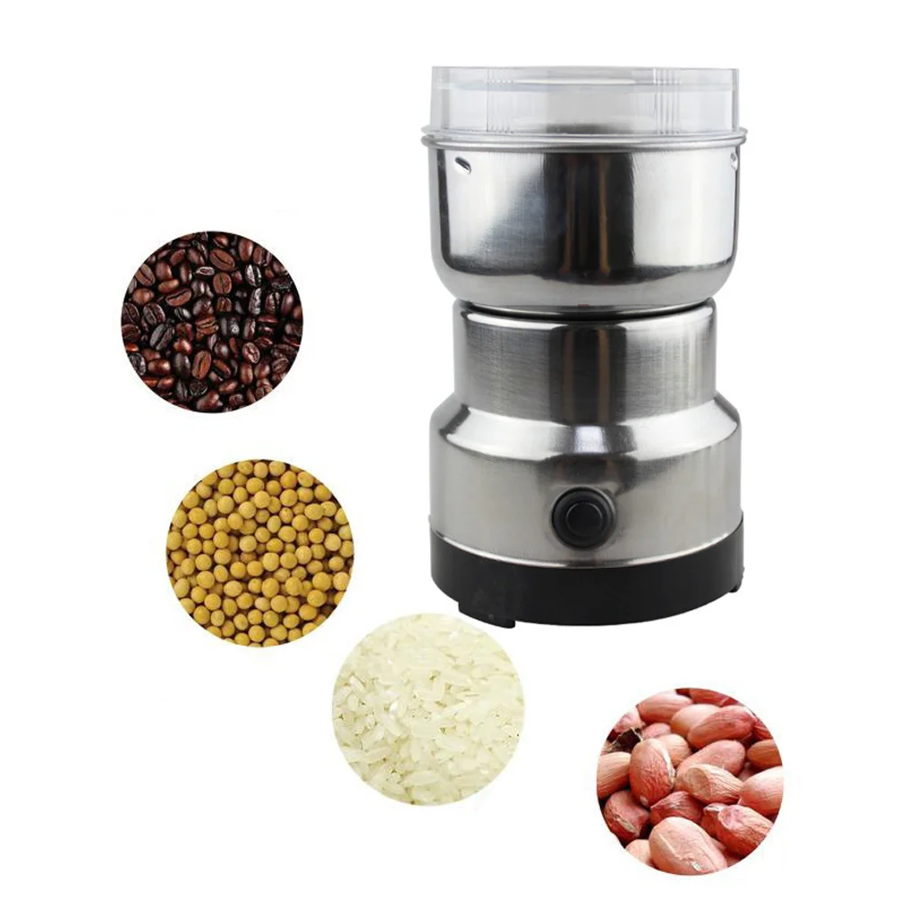 Coffee Grinder Stainless Electric Herbs/Spices/Nuts/Grains/Coffee Bean Grinding Coffee Grinder Stainless Electric Herbs/Spices/Nuts/Grains/Coffee Bean Grinding