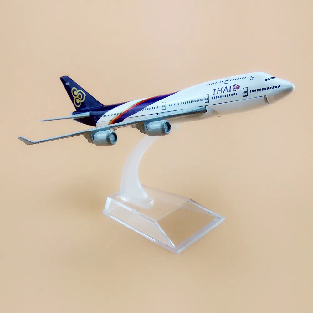 Летательный аппарат Boeing 747 B747 400 Airways металлический сплав 16 см|gift gifts|gifts thailandgift stand |