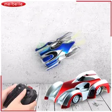 RC Wall Climbing Car With Light Remote Control Anti Gravity Ceiling Racing Car Electric Toy Machine