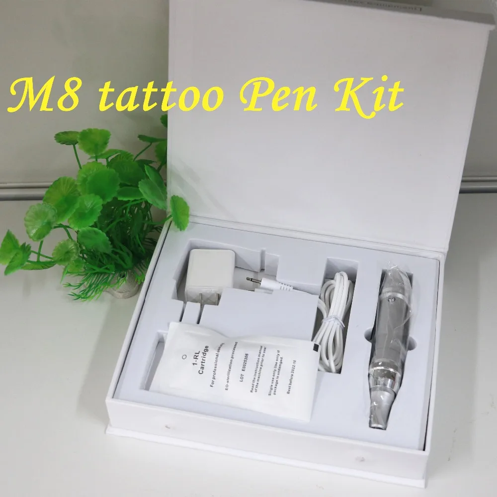 

Goochie Magnetic Rotary Aluminum Intelligent Permanent Makeup Tattoo Eyebrow Lip Pen kit Use For M8 GTL /A8 Machine cable