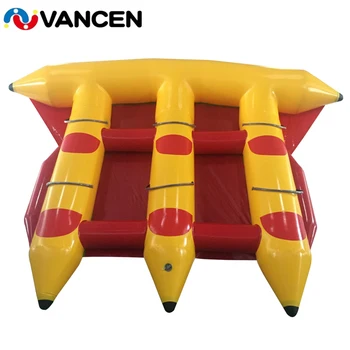 

Inflatable Banana Boat Flying Fish Boat Comercial Single Tube 6 Seaters Summer Water Games Floating Toys for Adults