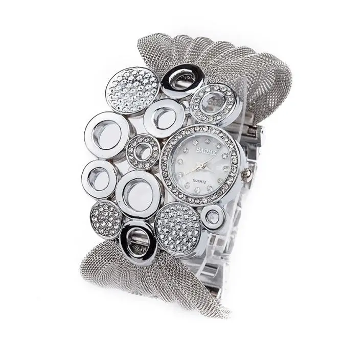 Райские классические женские часы с бриллиантовым браслетом зеркальные Роскошные Кварцевые часы оптом May17