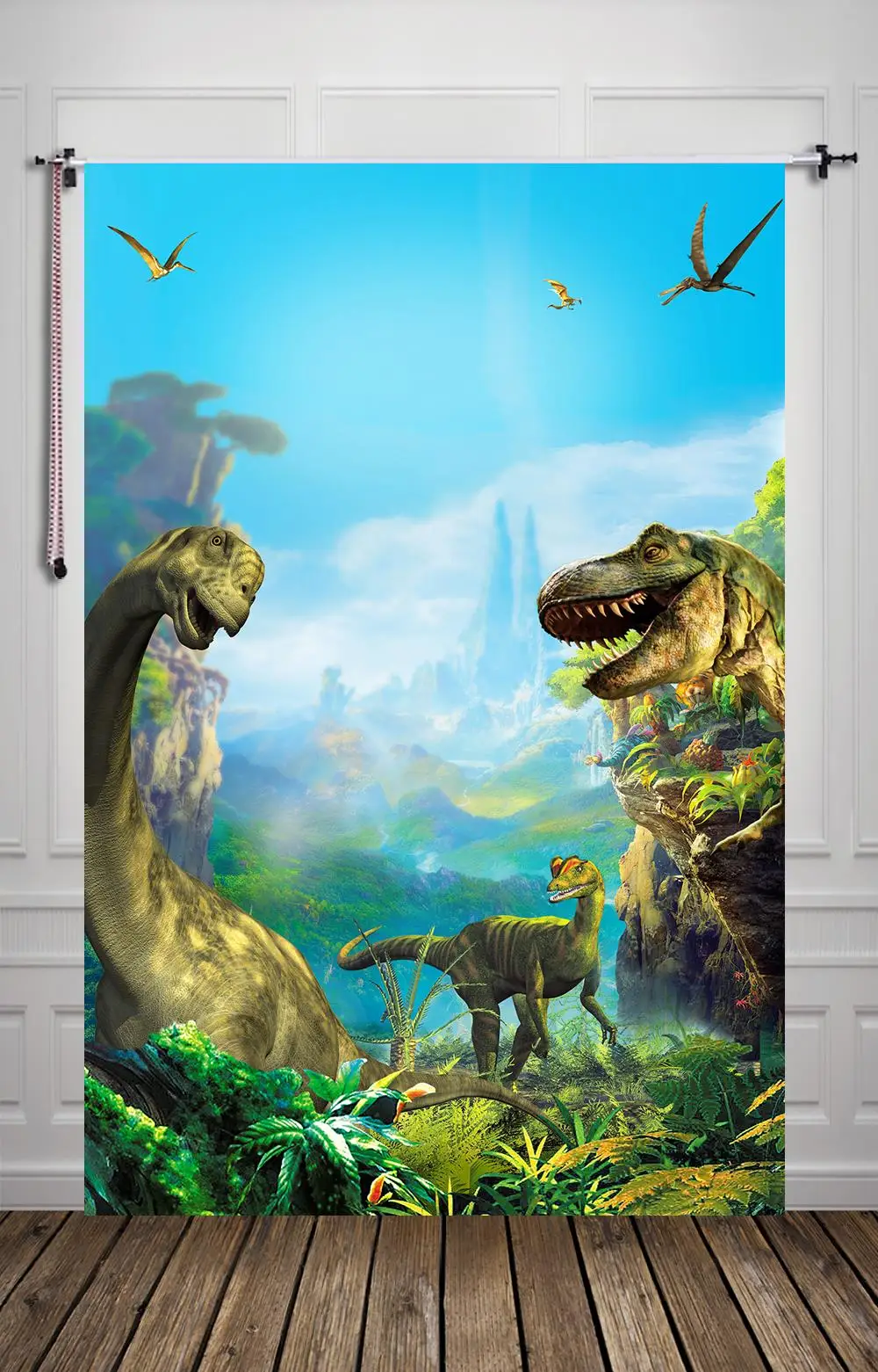 3D Background Dinosaur Theme Photography Backdrops Jurassic World Dinosaur Kids Birthday Party Photography Studio Backdrop Props