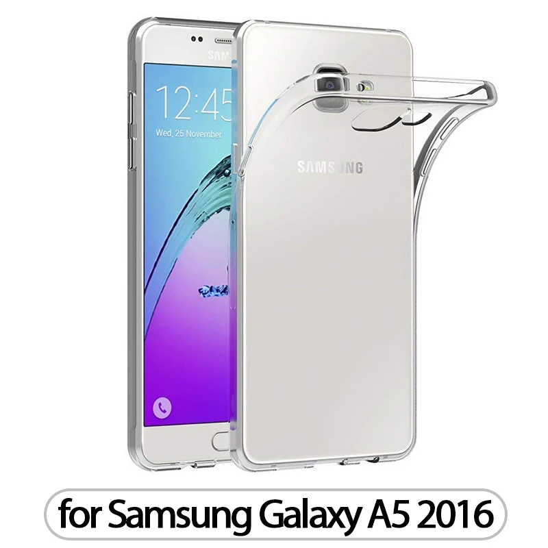 Чехол для samsung Galaxy A3 A5 A7 A9 TPU силиконовый прозрачный мягкий чехол-бампер для samsung A3 A5 A7 A9 задняя крышка - Цвет: for Galaxy A5 2016