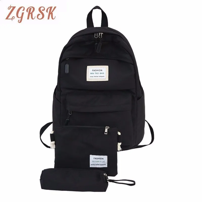

Woman Back Pack Bag High School College Students Both Shoulders Bagpack Campus Backpack Bags Female Back Pack Schoolbags